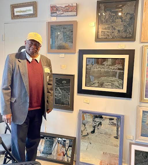 Carl Harris Live Etching June 12 from 5-8pm