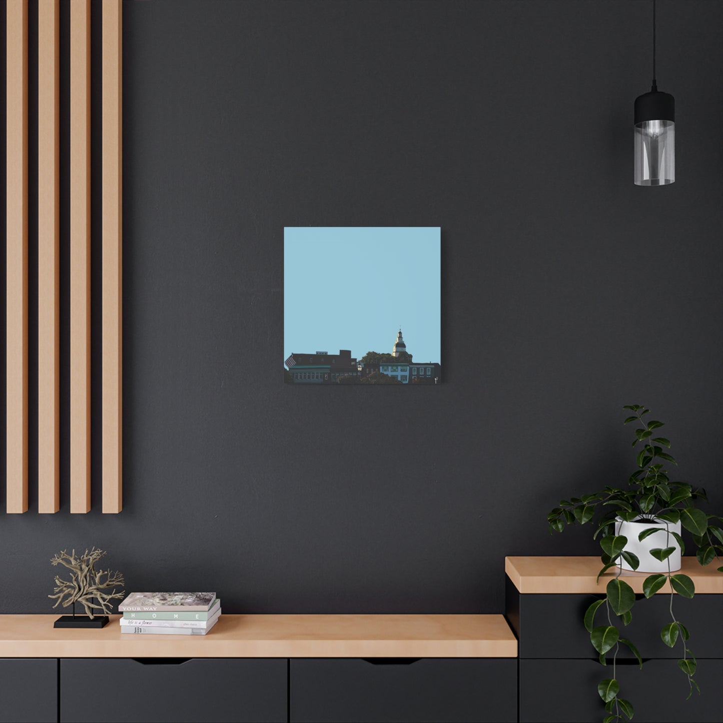 Annapolis Skyline Matte Canvas Print – Stretched Cityscape Wall Art