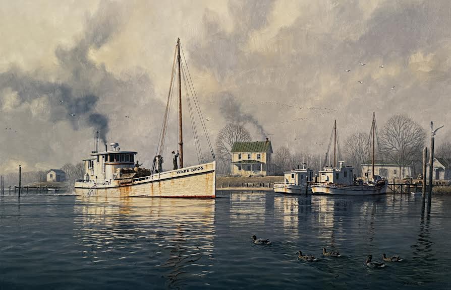 Buyboats on Jackson Creek - Deltaville Virginia