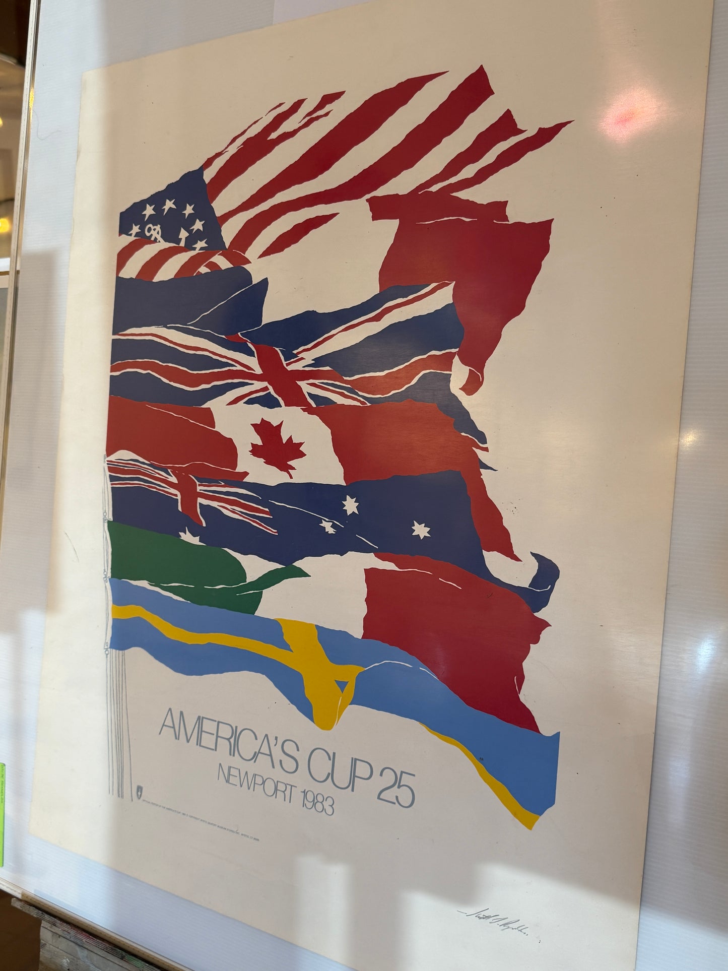 America's Cup 25, Newport 1983 Poster