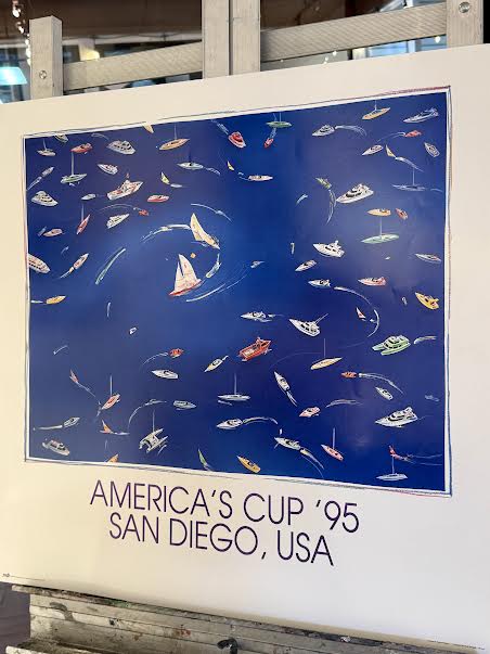 America's Cup 1995 San Diego, USA Poster