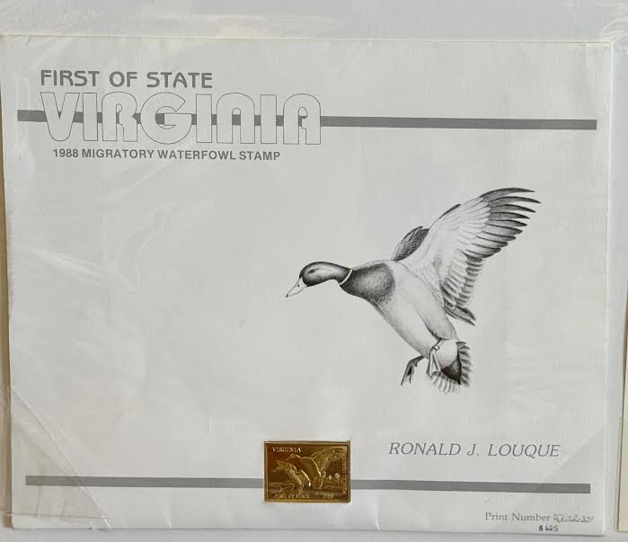 Mallards - Virginia 1988 Waterfowl Duck Stamp