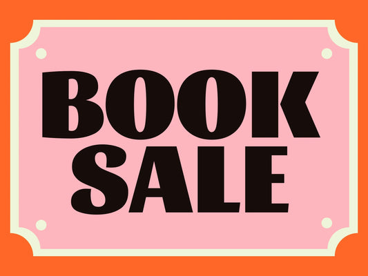BOOK SALE IN PERSON ONLY