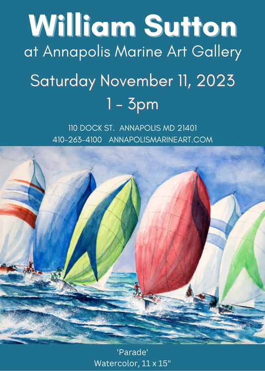 William Sutton Watercolors November 11, 2023