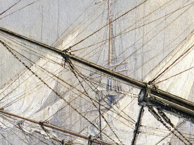 New York, The Foot of South Street 1876