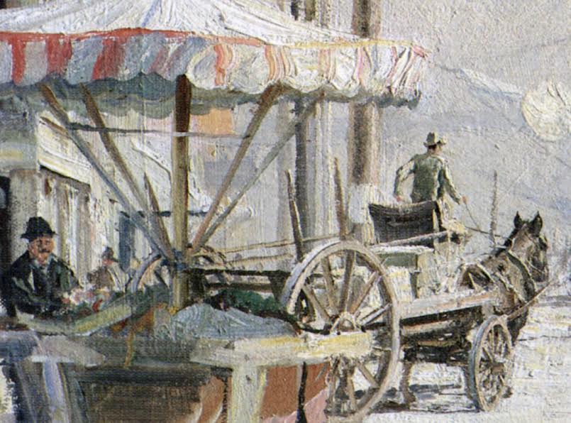 New York, The Foot of South Street 1876