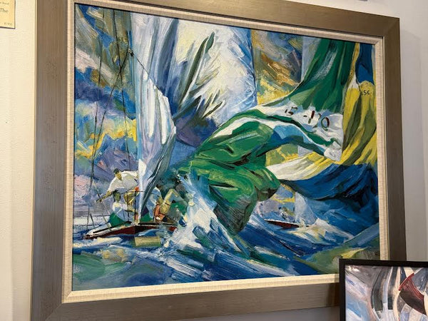 Framed "Leading The Fleet"