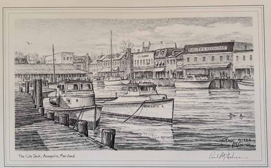 The City Dock, Annapolis Maryland