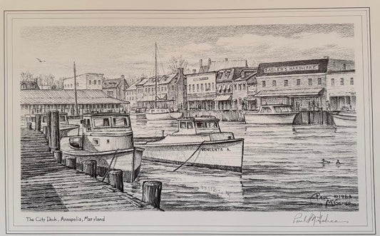 The City Dock, Annapolis Maryland