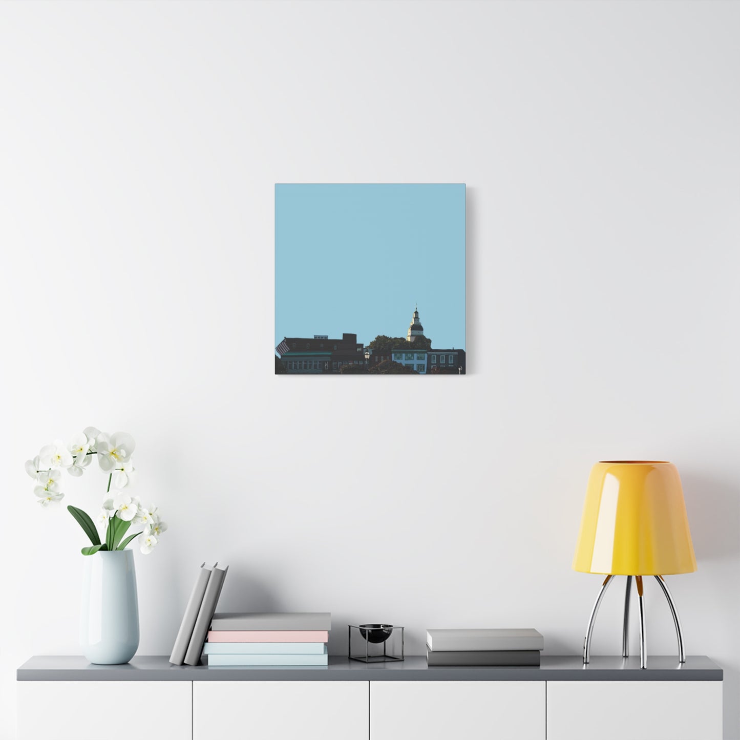 Annapolis Skyline Matte Canvas Print – Stretched Cityscape Wall Art