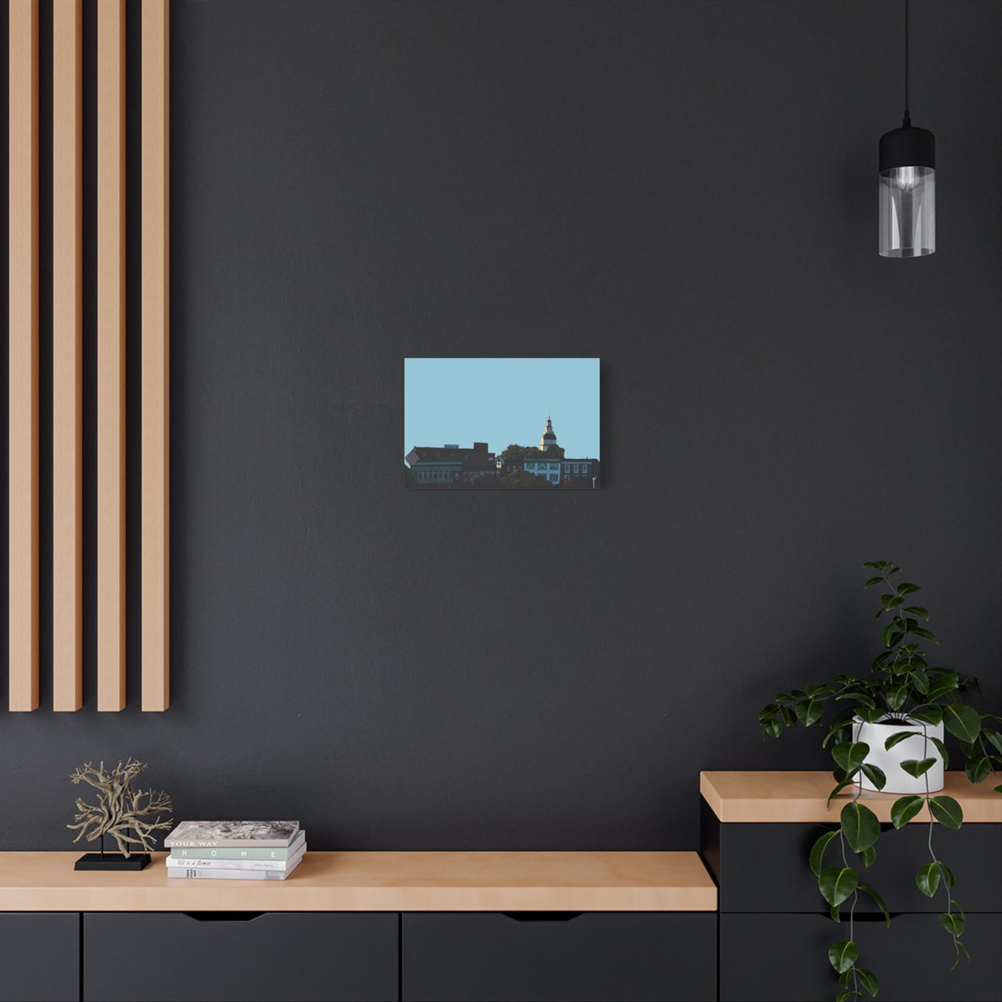 Annapolis Skyline Matte Canvas Print – Stretched Cityscape Wall Art