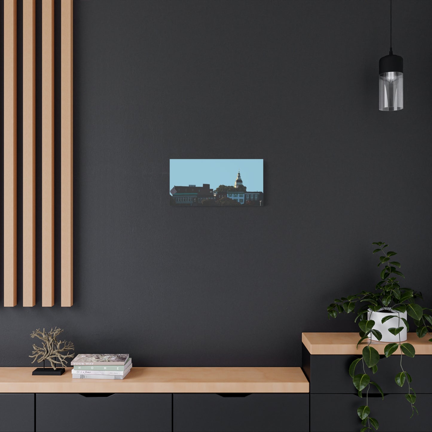 Annapolis Skyline Matte Canvas Print – Stretched Cityscape Wall Art