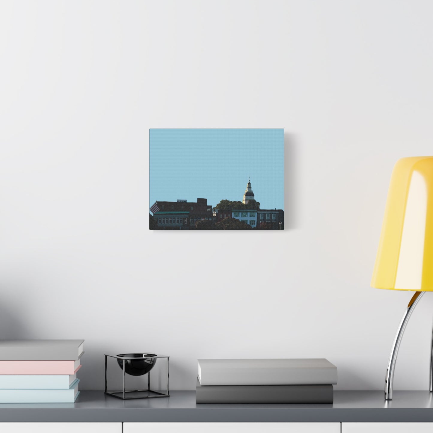 Annapolis Skyline Matte Canvas Print – Stretched Cityscape Wall Art