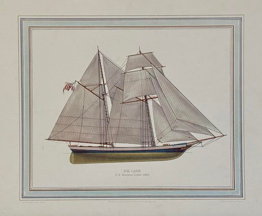Joe Lane, U.S. Revenue Cutter, 1849