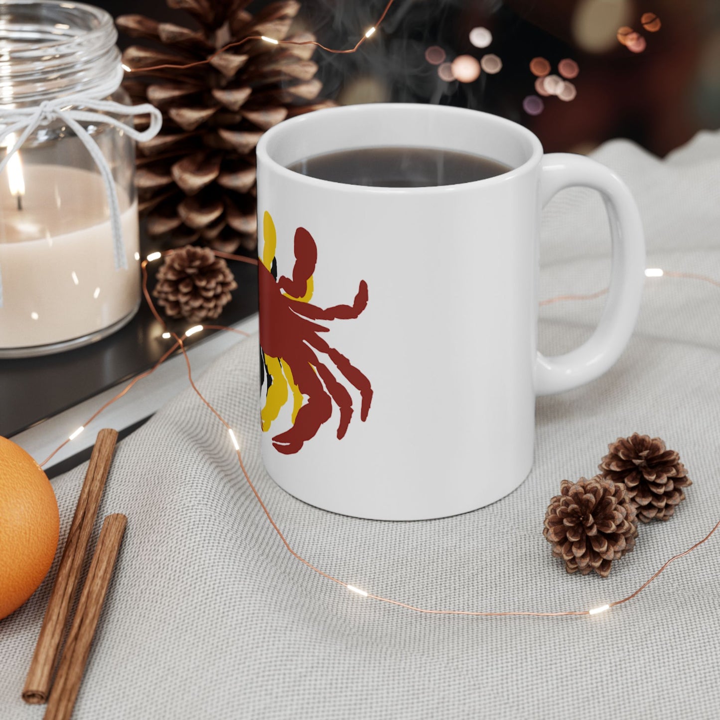 Maryland Crab Ceramic Mug — Gift (11oz & 15oz)