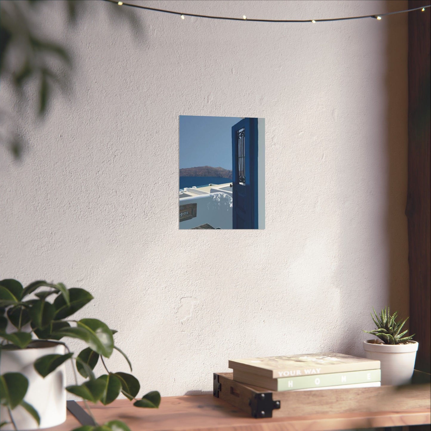 Santorini, Greece - Matte Vertical Poster