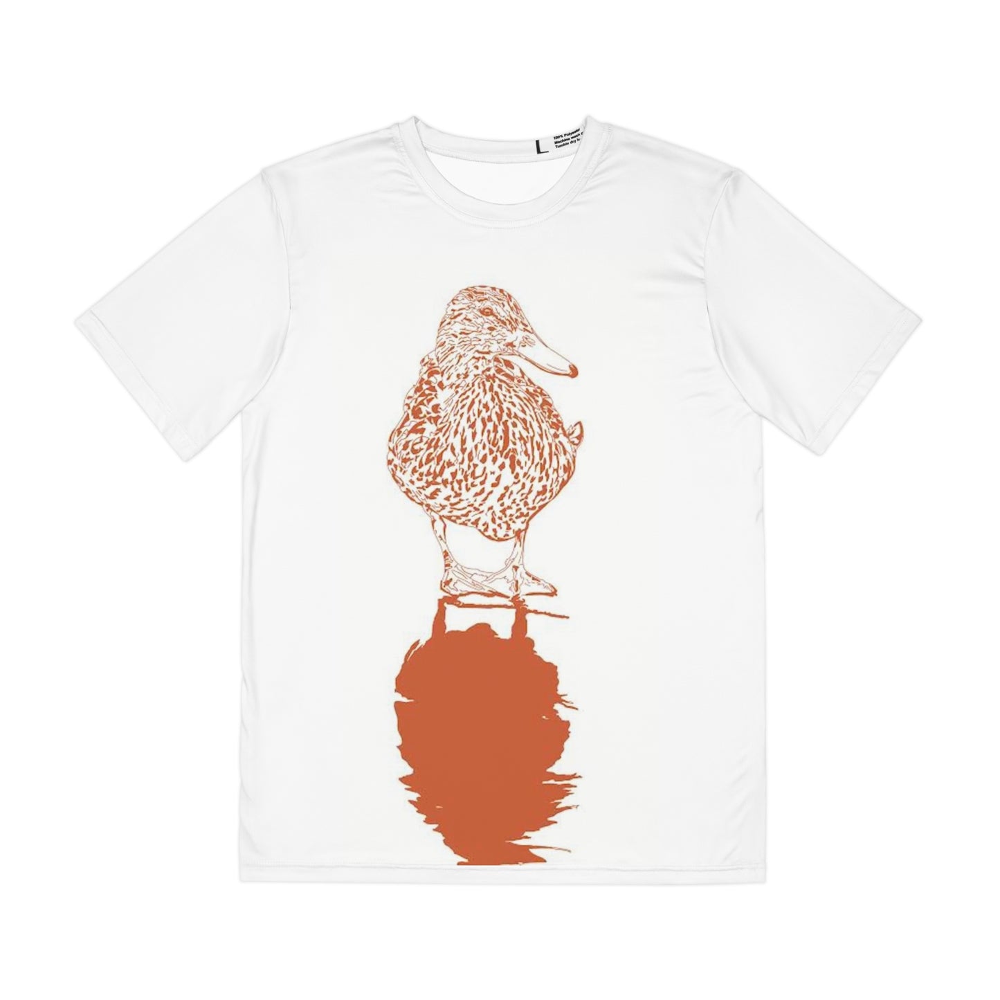 City Dock Duck Reflection Graphic Tee — Vintage Nature Bird Shirt