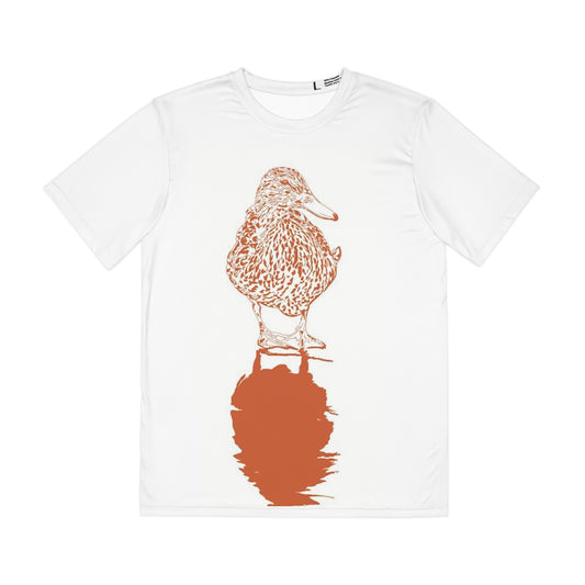 City Dock Duck Reflection Graphic Tee — Vintage Nature Bird Shirt