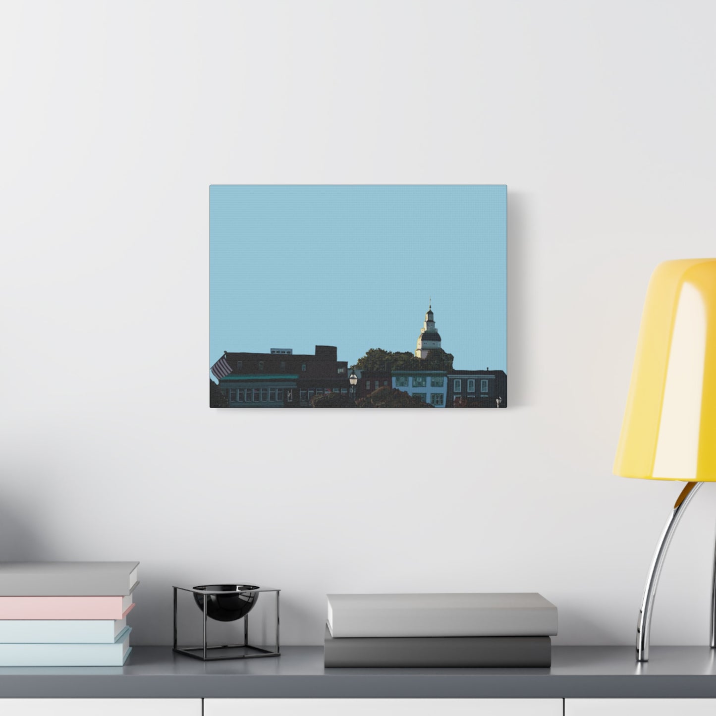 Annapolis Skyline Matte Canvas Print – Stretched Cityscape Wall Art