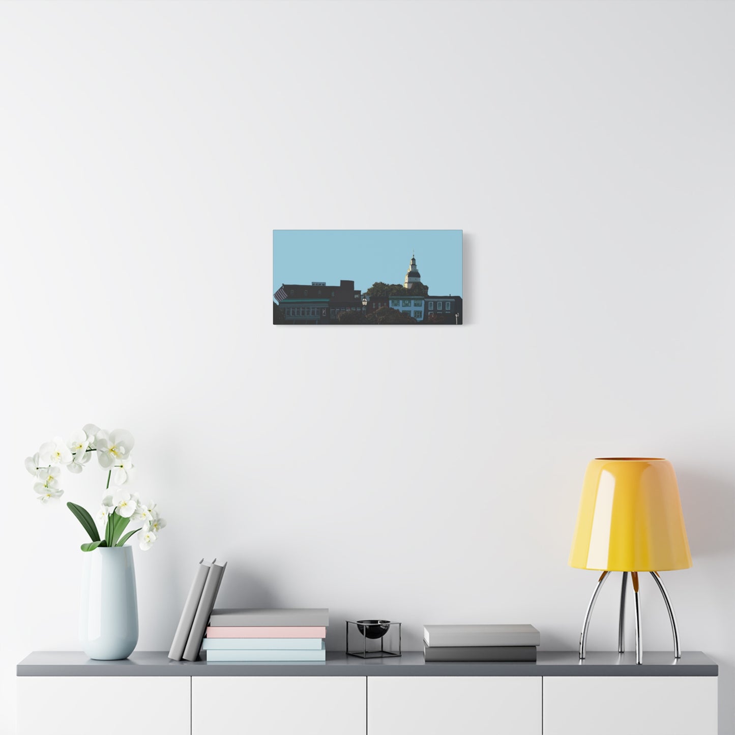 Annapolis Skyline Matte Canvas Print – Stretched Cityscape Wall Art