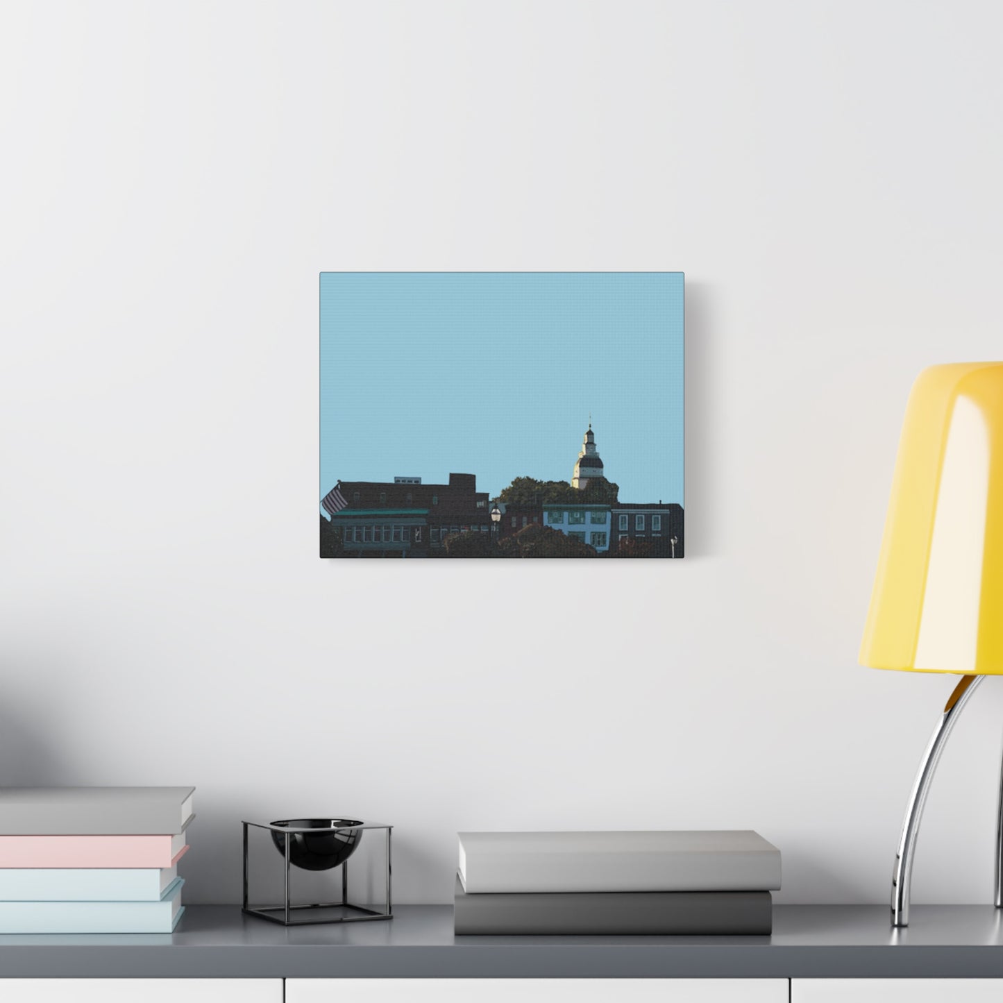 Annapolis Skyline Matte Canvas Print – Stretched Cityscape Wall Art