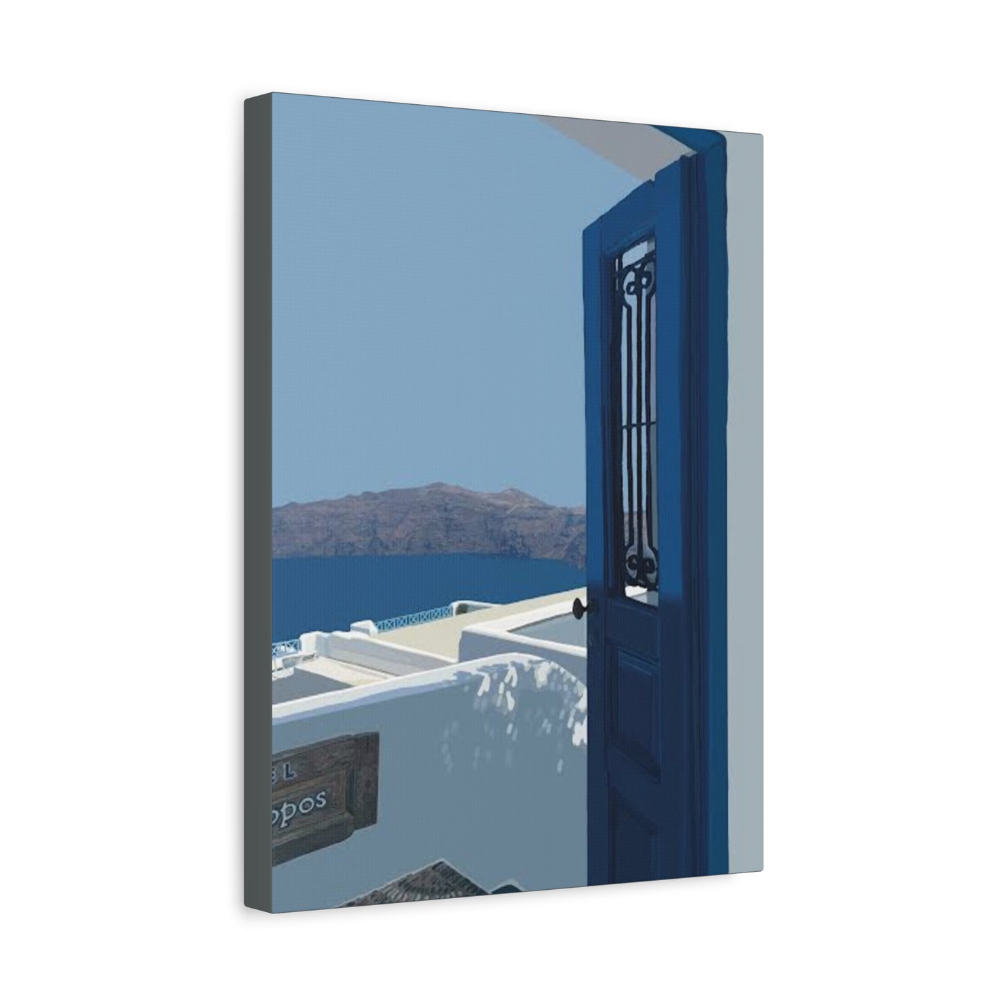 Santorini, Greece – Stretched Canvas Wall Art