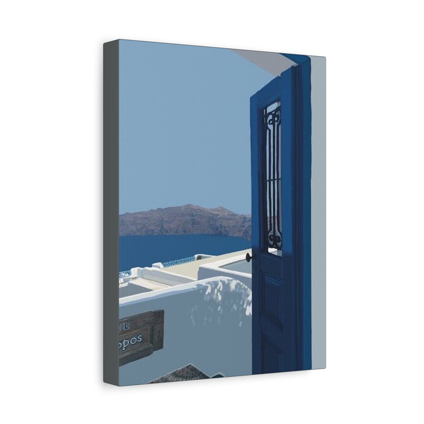 Santorini, Greece – Stretched Canvas Wall Art