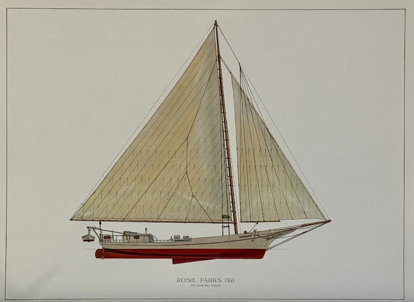 Rosie Parks, 1955, Chesapeake Bay Skipjack