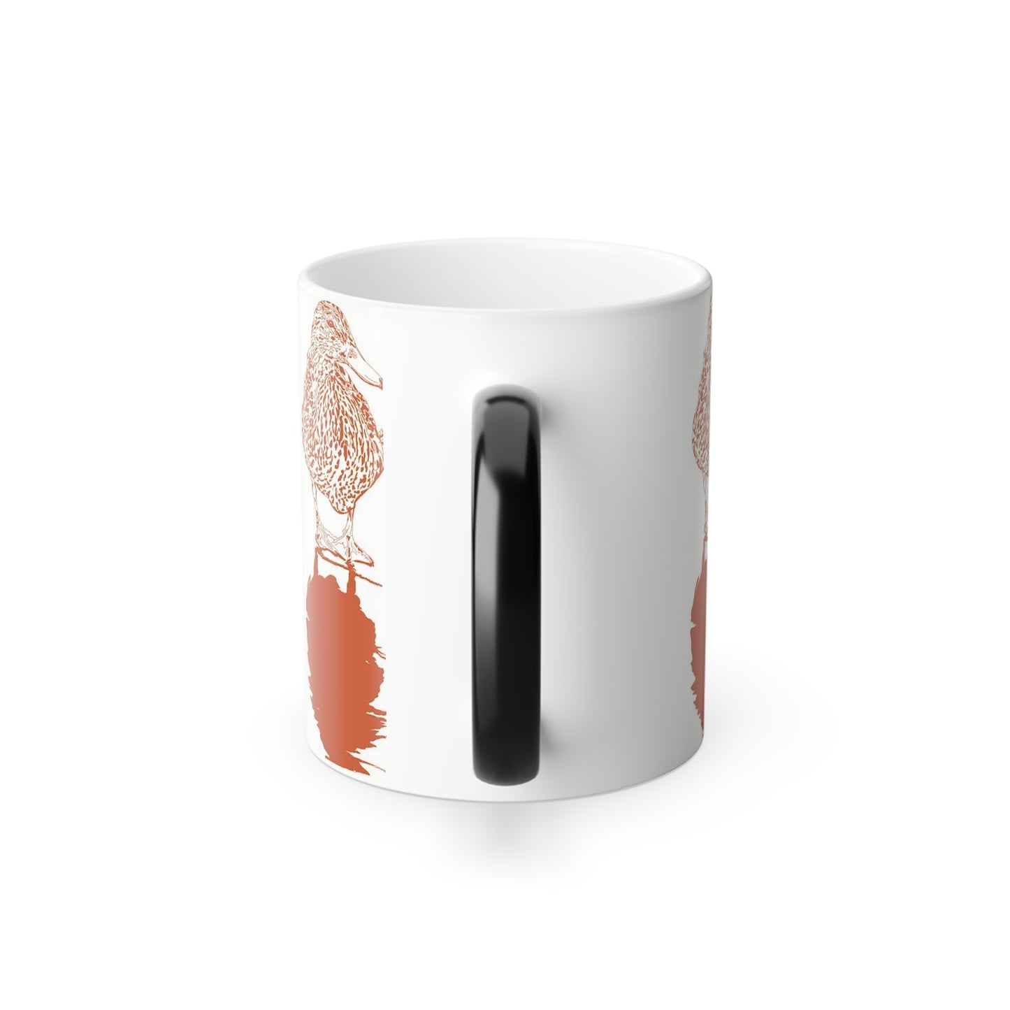 Color-Changing Mug — Wading Bird Reflection 11oz (Heat Reveal)