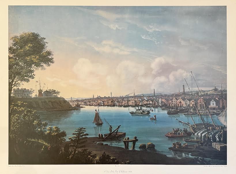 A View of the Port of Baltimore. 1836