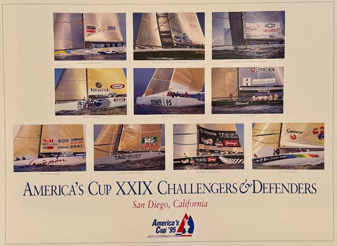 America's Cup Poster- San Diego 1995