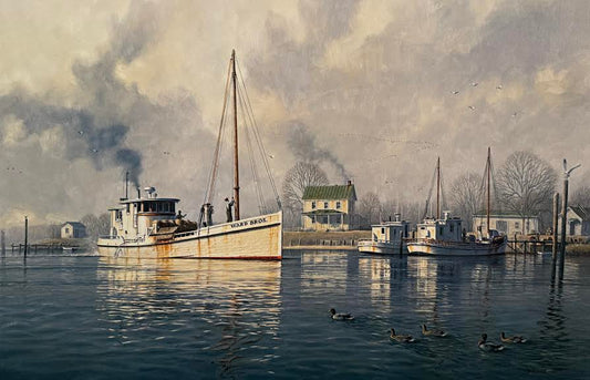 Buyboats on Jackson Creek - Deltaville Virginia