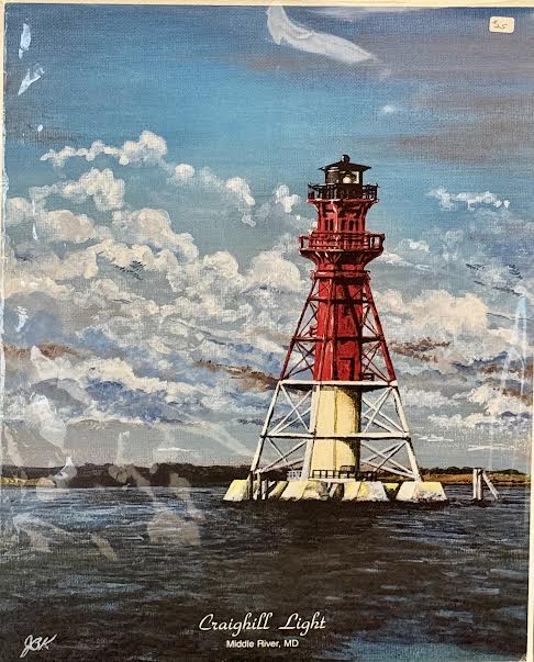 Craighill Light, Middle River Maryland