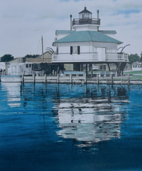 Color Hooper Strait Lighthouse, St. Michael's, MD