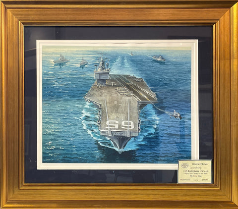Launching USS Enterprise CVN-65