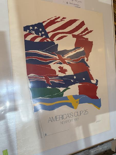 America's Cup 25, Newport 1983 Poster