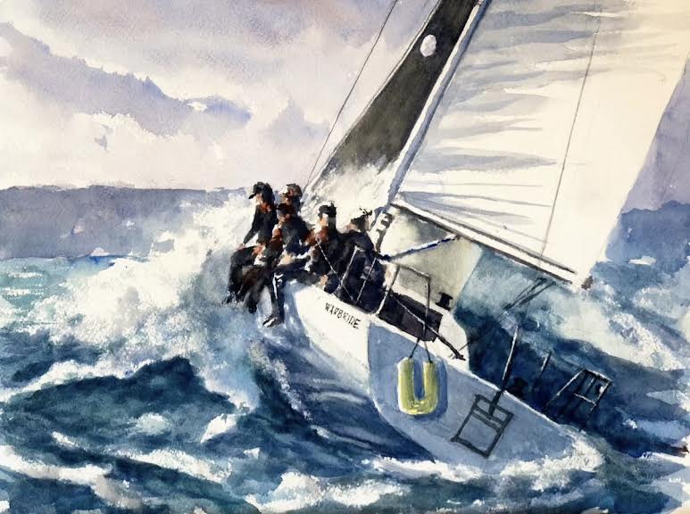 Warbride Sailing to Weather