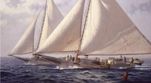 Racing for Oysters, color