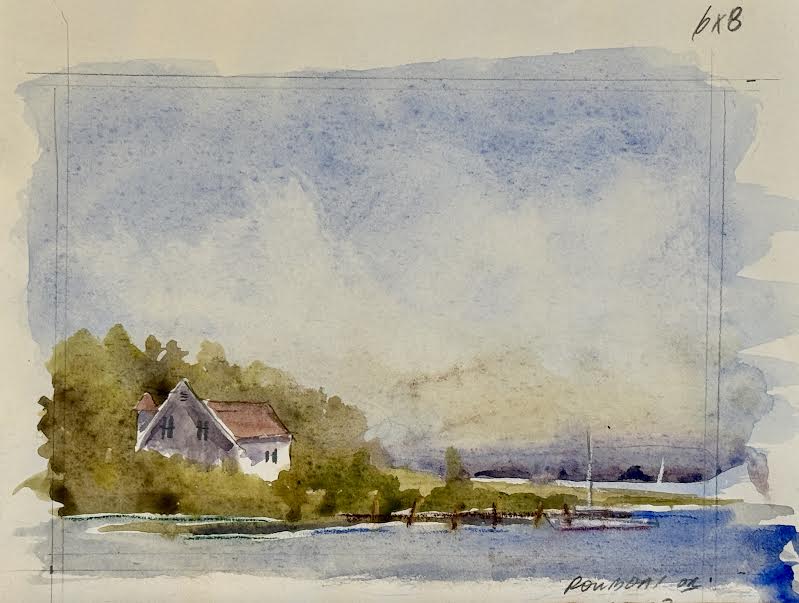 Untitled Preliminary Watercolor Study