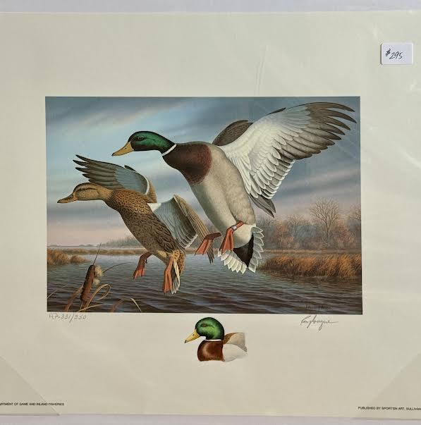 Mallards - Virginia 1988 Waterfowl Duck Stamp