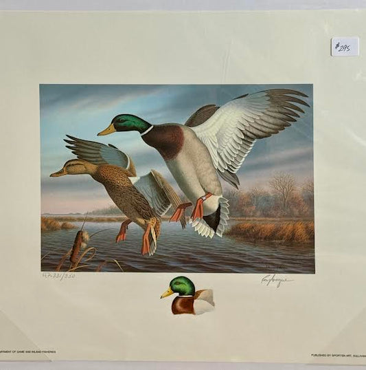 Mallards - Virginia 1988 Waterfowl Duck Stamp