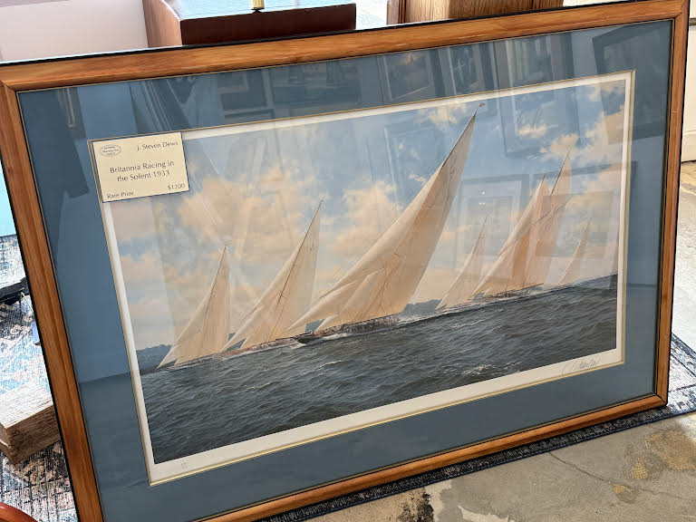 Brittania Racing in the Solent 1933