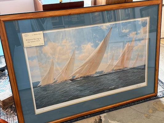 Brittania Racing in the Solent 1933