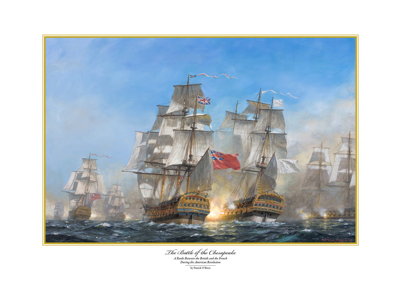 THE BATTLE OF THE CHESAPEAKE – Annapolis Marine Art Gallery