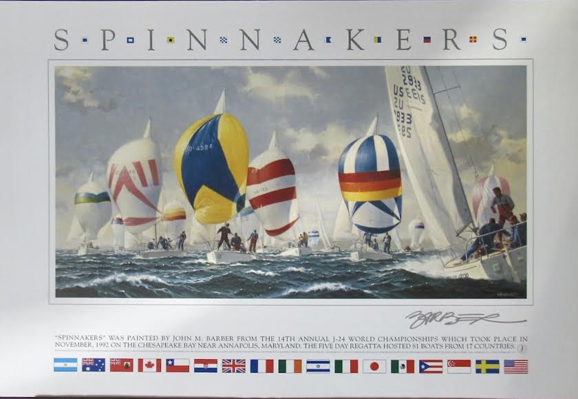 Spinnakers Poster – Annapolis Marine Art Gallery