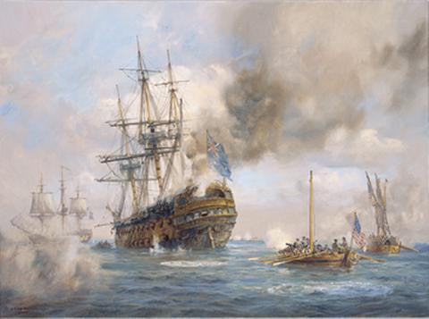 HMS AUGUSTA IN PHILADELPHIA